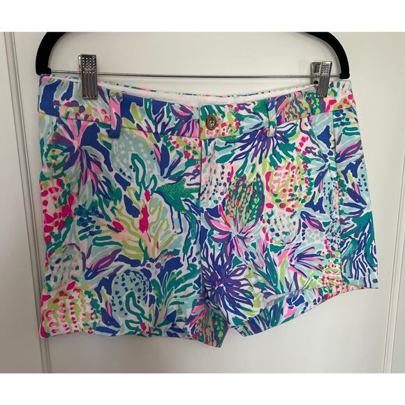 Lilly Pulitzer Pants - Lilly Pulitzer VGUC Callahan Knit Ponte Size 8 Rare Print Junipero